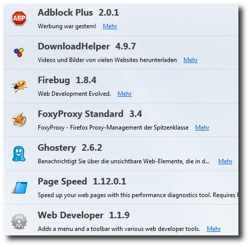 Firefox Plugins