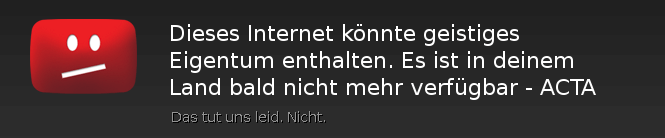 ACTA Sperrung