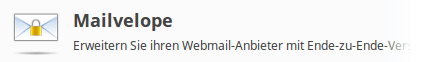 Firefox Addon Mailvelope